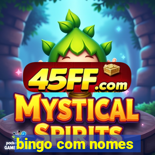 bingo com nomes